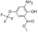 2-Hydroxy-3-amino-5-trifluoromethoxy-benzoic acid methyl ester Structural