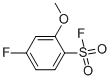 4-Fluoro-2-methoxybenzenesulfonyl fluoride Structural