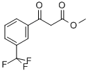 METHYL 3-(TRIFLUOROMETHYL)BENZOYLACETATE Structural