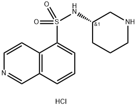 (S)-Isoquinoline-5-sulfonic acid piperidin-3-ylamide dihydrochloride Structural