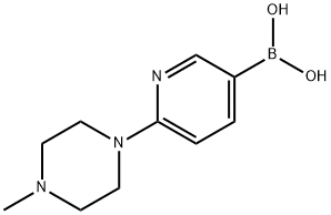 [6-(4-METHYLPIPERAZIN-1-YL)PYRIDIN-3-YL]BORONIC ACID Structural