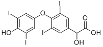 HYDROXY-[4-(4-HYDROXY-3,5-DIIODO-PHENOXY)]-3,5-DIIODOPHENYLACETIC ACID