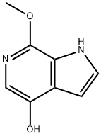 4-Hydroxy-7-methoxy-6-azaindole Structural