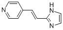 Pyridine,  4-[(1E)-2-(1H-imidazol-2-yl)ethenyl]- Structural