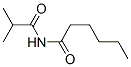 Hexanamide,  N-(2-methyl-1-oxopropyl)- Structural