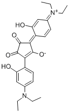 3-(4-Diethylamino-2hydroxy-phenyl)-5-(4-diethylimmonium-2-hydroxy-cyclohexa-2,5-dien-1-ylidene)-1,2-dioxo-cyclopenten-4-olate