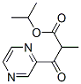 isopropyl alpha-methyl-beta-oxopyrazinepropionate Structural