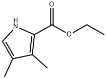 3,4-DIMETHYL-1H-PYRROLE-2-CARBOXYLIC ACID ETHYL ESTER Structural