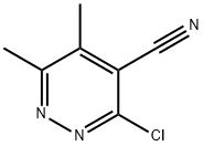 3-CHLORO-5,6-DIMETHYLPYRIDAZINE-4-CARBONITRILE Structural