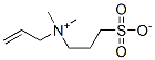 allyldimethyl(3-sulphonatopropyl)ammonium  Structural