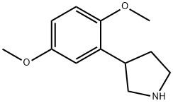 3-(2,5-dimethoxyphenyl)pyrrolidine Structural