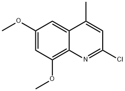 2-CHLORO-6,8-DIMETHOXY-4-METHYLQUINOLINE Structural