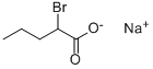 sodium 2-bromopentanoate Structural