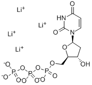 2'-DEOXYURIDINE 5'-TRIPHOSPHATE TETRALITHIUM SALT Structural