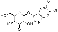 5-Bromo-6-chloro-3-indolyl-beta-D-galactoside Structural