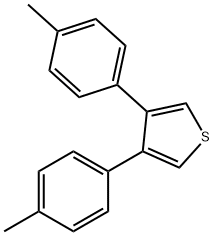 3,4-DI-P-TOLYL-THIOPHENE Structural