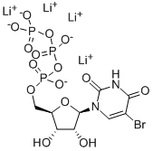 5-BROMOURIDINE-5'-TRIPHOSPHATE LITHIUM SALT Structural