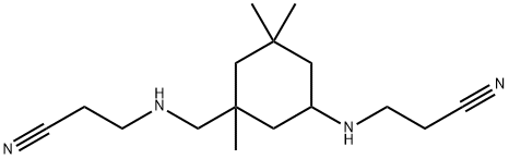 3-[[3-[[(2-cyanoethyl)amino]methyl]-3,5,5-trimethylcyclohexyl]amino]propiononitrile  Structural Picture