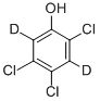 2,4,5-TRICHLOROPHENOL-3,6-D2 Structural