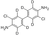 3,3'-DICHLOROBENZIDINE-D6 (RINGS-D6) Structural