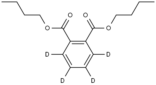 DI-N-BUTYL PHTHALATE (RING-D4) Structural