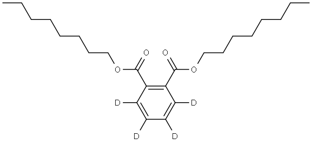 DI-N-OCTYL PHTHALATE (RING-D4) Structural