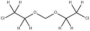 BIS(2-CHLOROETHOXY)-D8-METHANE Structural