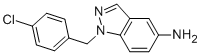 1H-Indazol-5-amine, 1-[(4-chlorophenyl)methyl]- Structural