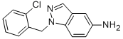 1H-Indazol-5-amine, 1-[(2-chlorophenyl)methyl]- Structural