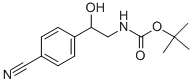 [2-(4-CYANO-PHENYL)-2-HYDROXY-ETHYL]-CARBAMIC ACID TERT-BUTYL ESTER