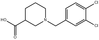 1-(3,4-dimethylbenzyl)piperidine-3-carboxylic acid