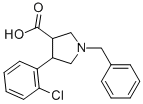 1-BENZYL-4-(2-CHLORO-PHENYL)-PYRROLIDINE-3-CARBOXYLIC ACID Structural