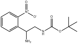 [2-AMINO-2-(2-NITRO-PHENYL)-ETHYL]-CARBAMIC ACID TERT-BUTYL ESTER HYDROCHLORIDE Structural