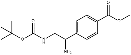 4-(1-AMINO-2-TERT-BUTOXYCARBONYLAMINO-ETHYL)-BENZOIC ACID METHYL ESTER HYDROCHLORIDE