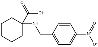 1-(4-NITRO-BENZYLAMINO)-CYCLOHEXANECARBOXYLIC ACID HYDROCHLORIDE Structural