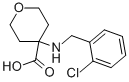 4-[[(2-CHLOROPHENYL)METHYL]AMINO]TETRAHYDRO-2H-PYRAN-4-CARBOXYLIC ACID