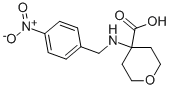 TETRAHYDRO-4-[[(4-NITROPHENYL)METHYL]AMINO]-2H-PYRAN-4-CARBOXYLIC ACID