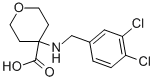 4-[[(3,4-DICHLOROPHENYL)METHYL]AMINO]TETRAHYDRO-2H-PYRAN-4-CARBOXYLIC ACID