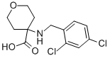 4-[[(2,4-DICHLOROPHENYL)METHYL]AMINO]TETRAHYDRO-2H-PYRAN-4-CARBOXYLIC ACID