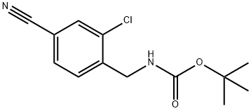 TERT-BUTYL 2-CHLORO-4-CYANOBENZYLCARBAMATE