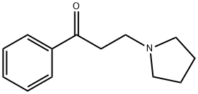 1-PHENYL-3-(PYRROLIDIN-1-YL)PROPAN-1-ONE Structural