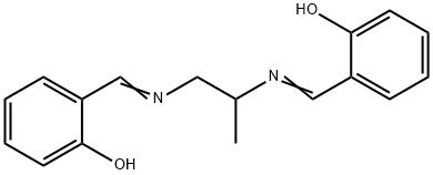 N,N'-BIS(SALICYLIDENE)-1,2-PROPANEDIAMINE Structural