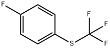 1-FLUORO-4-(TRIFLUOROMETHYLTHIO)BENZENE Structural