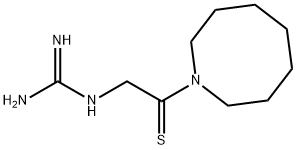 Heptamethylenimine,  1-(N-amidinothioglycyl)-  (7CI) Structural