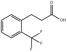 3-[o-(alpha,alpha,alpha-trifluorotolyl)]propionic acid Structural