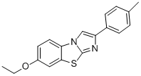 7-ETHOXY-2-(4-METHYLPHENYL)IMIDAZO[2,1-B]BENZOTHIAZOLE Structural