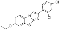 2-(2,4-DICHLOROPHENYL)-7-ETHOXYIMIDAZO[2,1-B]BENZOTHIAZOLE