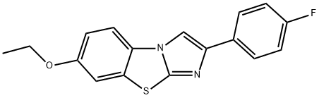 7-ETHOXY-2-(4-FLUOROPHENYL)IMIDAZO[2,1-B]BENZOTHIAZOLE Structural