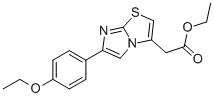 6-(4-ETHOXYPHENYL)IMIDAZO[2,1-B]THIAZOLE-3-ACETIC ACID ETHYL ESTER