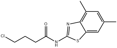 4-CHLORO-N-(4,6-DIMETHYL-2-BENZOTHIAZOLYL)-BUTANAMIDE